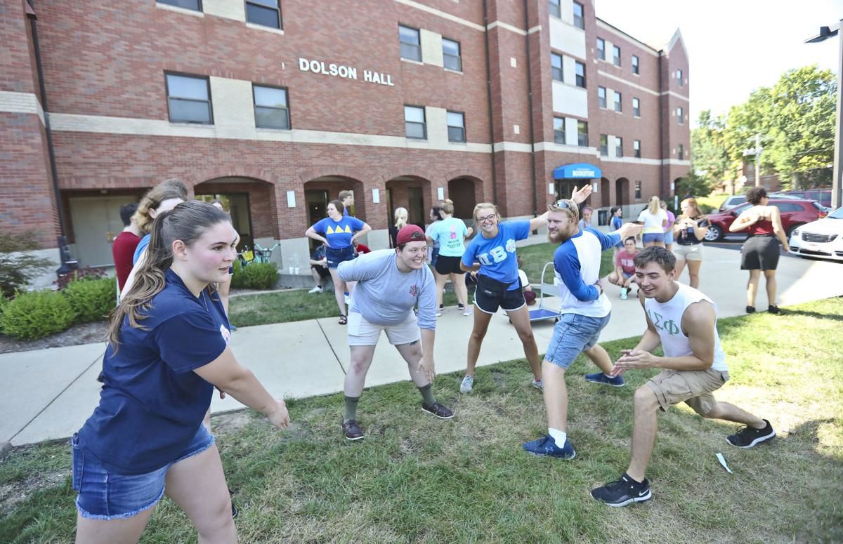 August 19, 2019: They're back: Millikin University campus buzzing with activity as students settle in